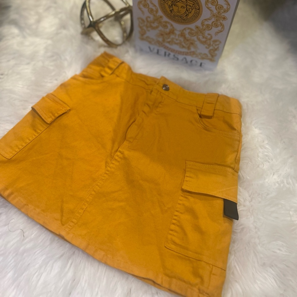 Girl’s Golden Mini Skirt